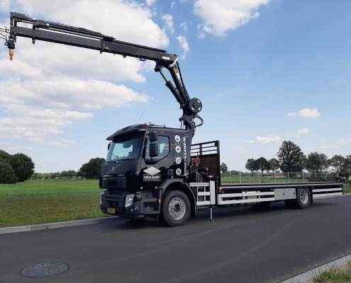Atlas kraan voor Hekamp truck